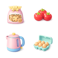 Lovely Pastel Food & Tools