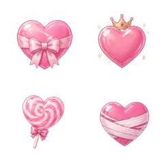 Double Pink Hearts