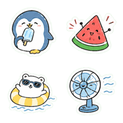 夏日可愛貼圖組
