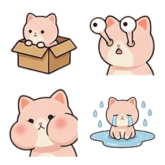 pink cat  Emoji