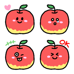 Cheerful Apple Characters Emoji