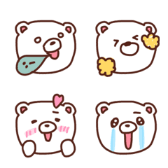 Cute bear emoji popular