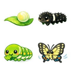 鳳蝶・蝴蝶表情符號