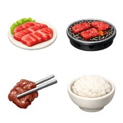 【美味☆烤肉】表情符號♪