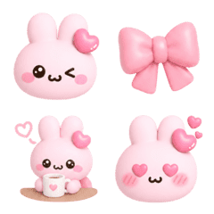 ♥️♥️愛うさちゃん♥️♥️3D