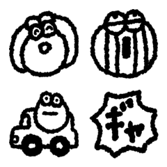 まるいやつの絵文字。