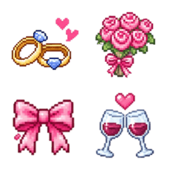 Love Pixel Emoji