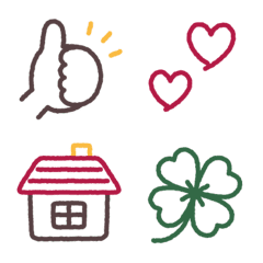 Cute Line Art Emojis