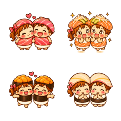 Sushi Friends Emoji