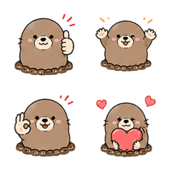 Yuru Mole Emoji 2