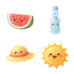 ふわもこ夏えもじ