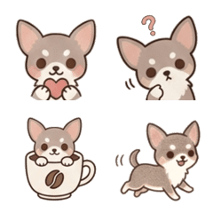 Maromayu Chihuahua Cozy Everyday Emojis