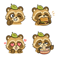 Cute Hungry Raccoon Emoji