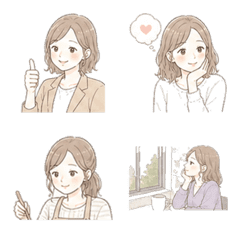 Lively Hana Emoji vol.6