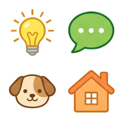 Pop & Flat! Colorful Everyday Emojis