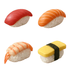 Realistic sushi-Emoji