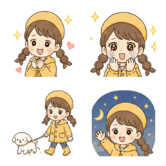 Cozy Girl Daily Stickers
