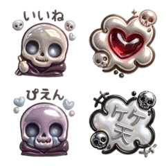 Skull-chan's daily emojis
