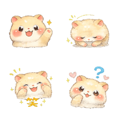 Fluffy Hamstar Emoji