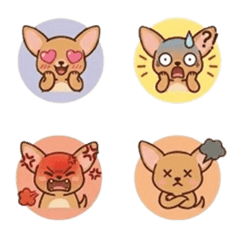 Chihuahua Emotions Set