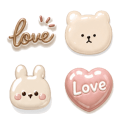 Latte-colored simple illustration
