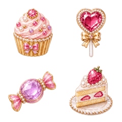 Jewel Emoji Cute Desserts