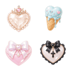 Glossy Pastel Heart Emoji