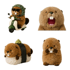 Beaver Plush Emojis 4