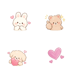 Pastel Animal Emojis