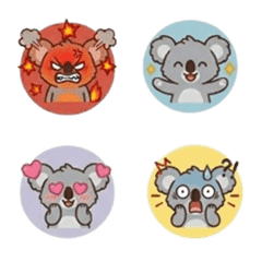 Koala Emotions Set