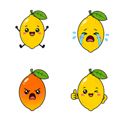 Lemon LINE emoji
