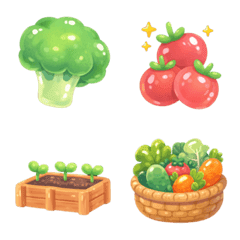 Green Gummy Veggie Garden