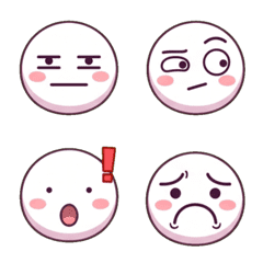 Puni：超逗趣搞怪白臉表情貼