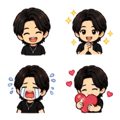 Simple & Cute Boy: Expressive Emojis