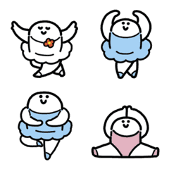 Smiling Ballet Anime Emoji