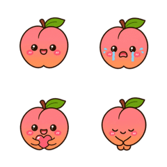 Momo chans Peachy Emojis