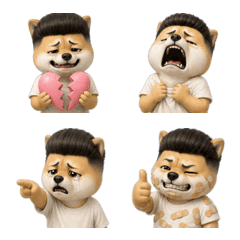 阿志頭柴犬情勒表情貼