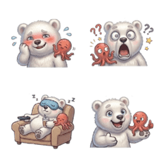 ★可愛白熊2★ 表情貼