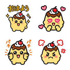 Puri-chan 40 Daily Pudding Emoji