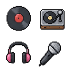 Music pixel emoji