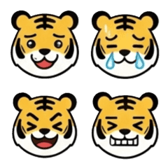 超萌小老虎表情貼