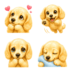 A cute, fluffy Dachshund emoji