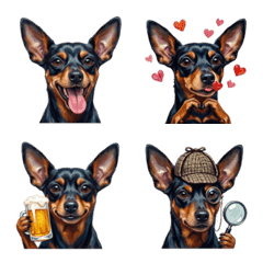 Miniature Pinscher Everyday Emoji