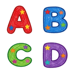 Crayon Alphabet: Starry Bright A-Z