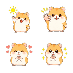 hamster Daily Emoji cute