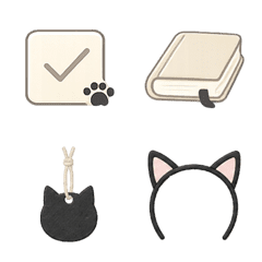 Minimal UI & Black Cat Aesthetic Icons