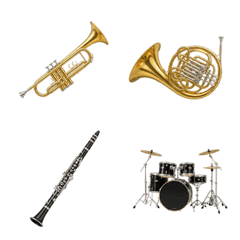 Real emojis for the brass band