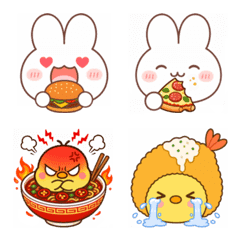 Mochiusa & Mochihiyo MoguMogu Emojis