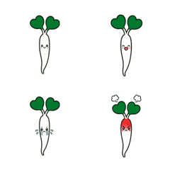 Radish sprouts LINE emoji