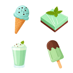 Lots of chocolate mint! Sweets emoji